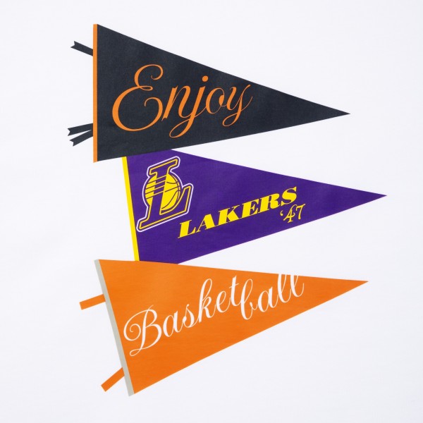 Футболка Unisex Los Angeles Lakers Enjoy Basketball White Hoop Enthusiast Capsule Collection