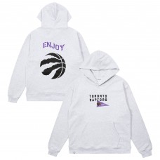 Unisex Enjoy Basketball x Toronto Raptors Heather Gray Hoop Enthusiast Capsule Collection Pullover Hoodie