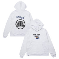 Толстовка Unisex Enjoy Basketball x New York Knicks Heather Gray Hoop Enthusiast Capsule Collection