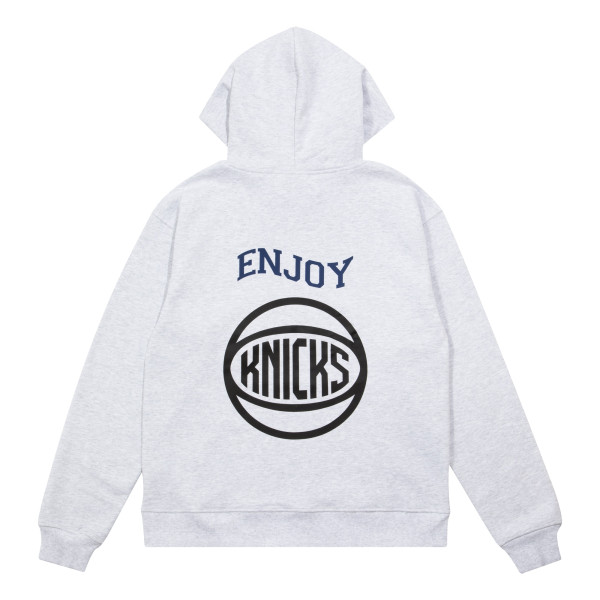 Толстовка Unisex Enjoy Basketball x New York Knicks Heather Gray Hoop Enthusiast Capsule Collection