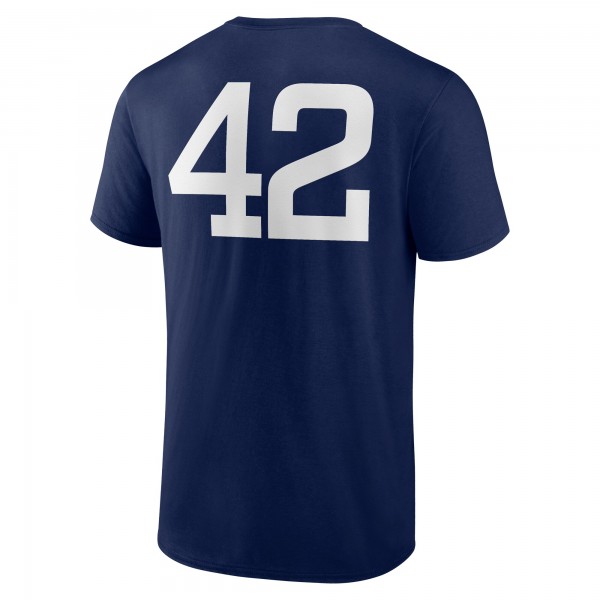 New York Yankees Navy Jackie Robinson Day Name & Number T-Shirt