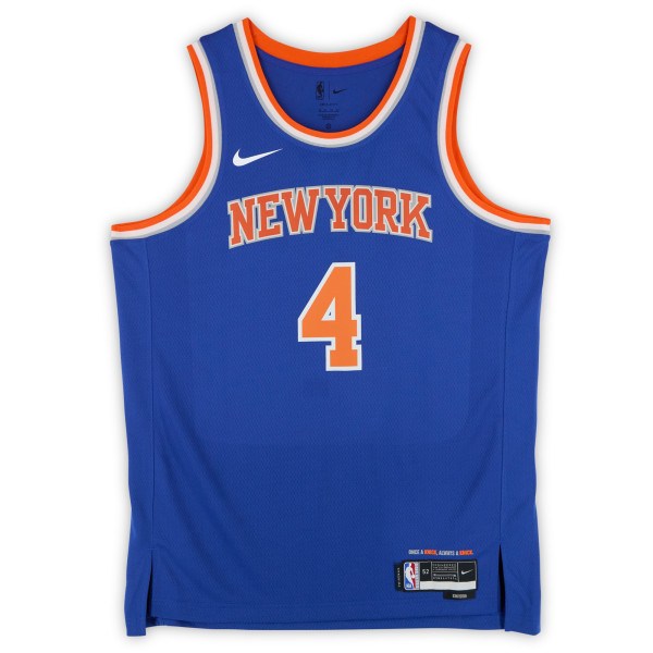 Джерси с автографом Derrick Rose New York Knicks Fanatics Authentic Blue Nike Icon Edition Swingman