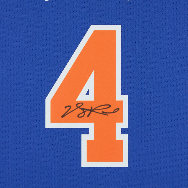 Джерси с автографом Derrick Rose New York Knicks Fanatics Authentic Blue Nike Icon Edition Swingman