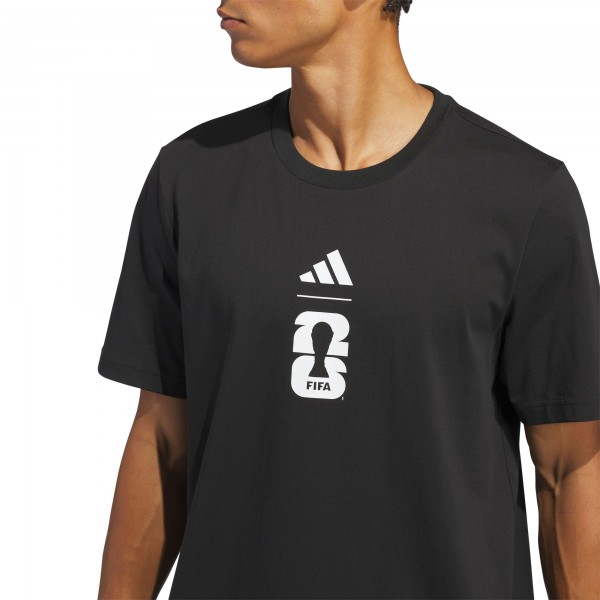 adidas 2026 FIFA World Cup Official Graphic T-Shirt - Black