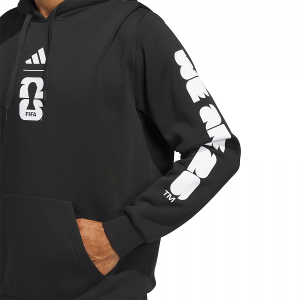 adidas 2026 FIFA World Cup Official Graphic Hoodie - Black