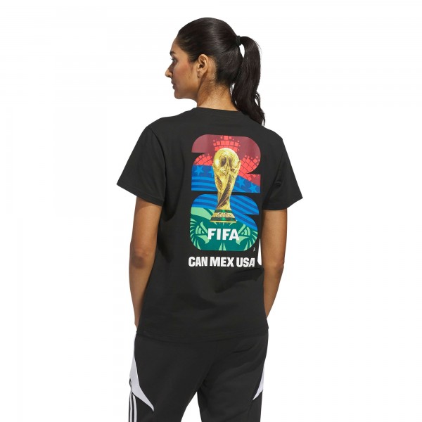 adidas Wo2026 FIFA World Cup Official Graphic T-Shirt - Black