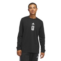 adidas 2026 FIFA World Cup Official Graphic Long Sleeve T-Shirt - Black