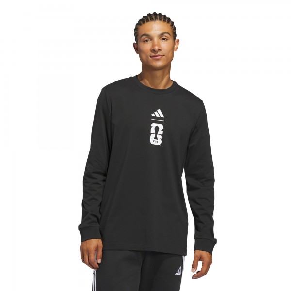 adidas 2026 FIFA World Cup Official Graphic Long Sleeve T-Shirt - Black