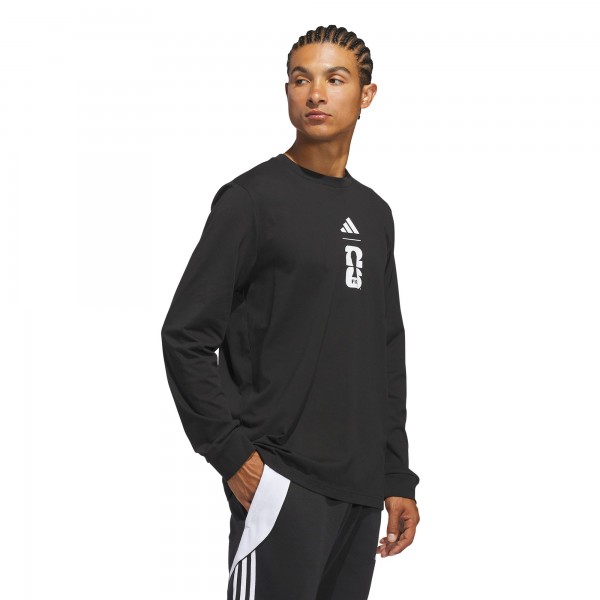 adidas 2026 FIFA World Cup Official Graphic Long Sleeve T-Shirt - Black
