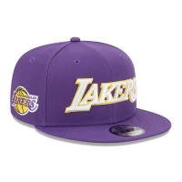 Бейсболка Los Angeles Lakers New Era Purple Jersey Hook Statement Edition 9FIFTY Snapback