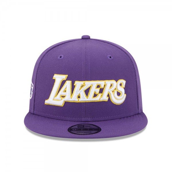 Бейсболка Los Angeles Lakers New Era Purple Jersey Hook Statement Edition 9FIFTY Snapback