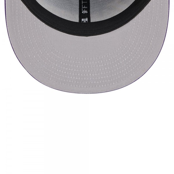 Бейсболка Los Angeles Lakers New Era Purple Jersey Hook Statement Edition 9FIFTY Snapback