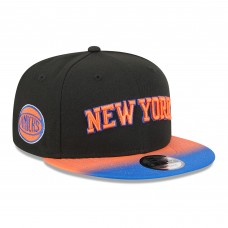 Бейсболка New York Knicks New Era Black/Blue Jersey Hook Statement Edition 9FIFTY Snapback