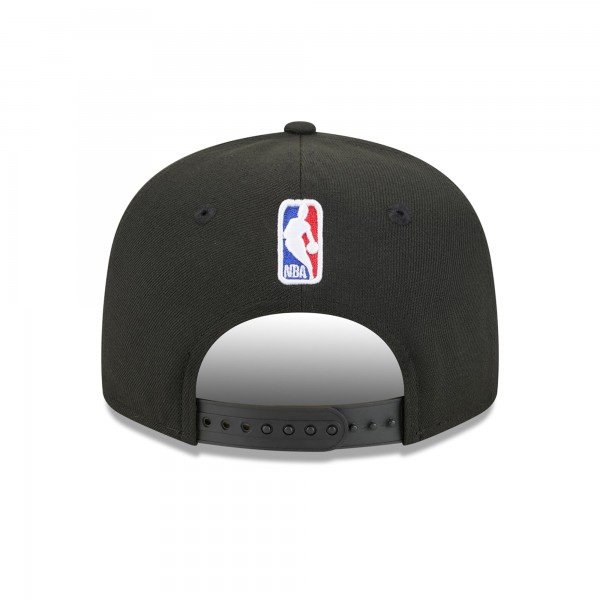 Бейсболка New York Knicks New Era Black/Blue Jersey Hook Statement Edition 9FIFTY Snapback