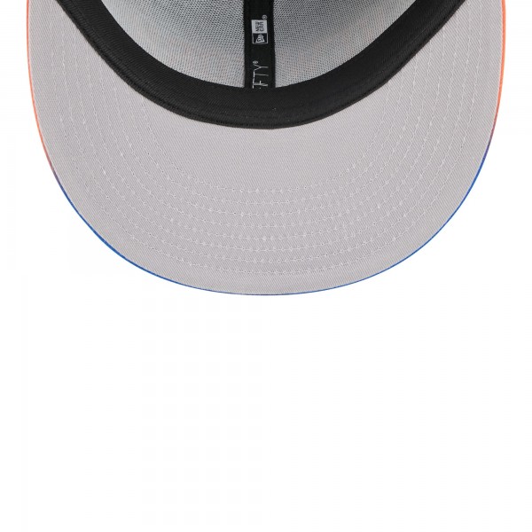 Бейсболка New York Knicks New Era Black/Blue Jersey Hook Statement Edition 9FIFTY Snapback