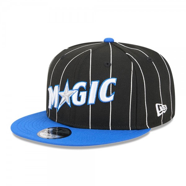 Бейсболка Orlando Magic New Era Black/Blue Jersey Hook Statement Edition 9FIFTY Snapback