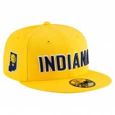Бейсболка Indiana Pacers New Era Gold Statement Edition Jersey Hook 59Fifty