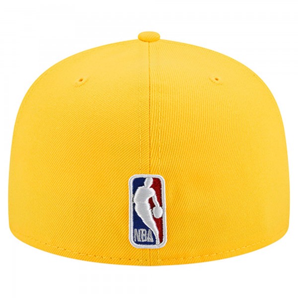 Бейсболка Indiana Pacers New Era Gold Statement Edition Jersey Hook 59Fifty