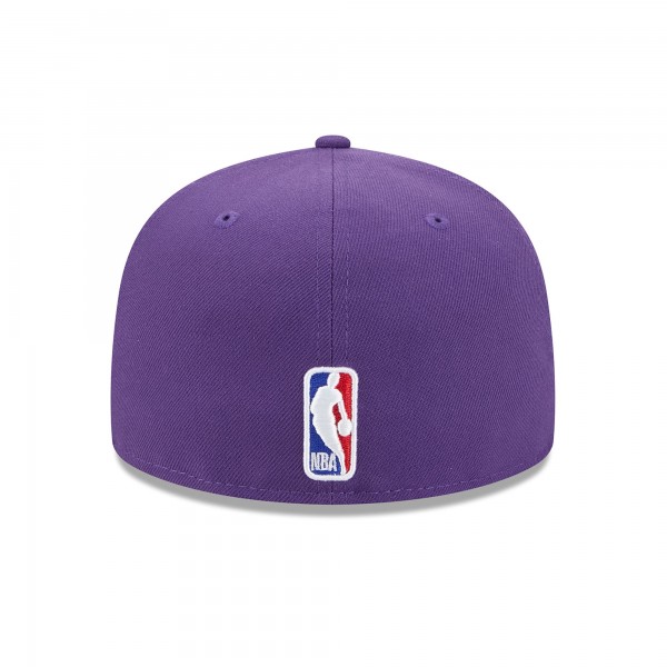 Бейсболка Los Angeles Lakers New Era Purple Jersey Hook Statement Edition 59FIFTY