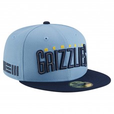 Бейсболка Memphis Grizzlies New Era Light Blue Statement Edition Jersey Hook 59Fifty