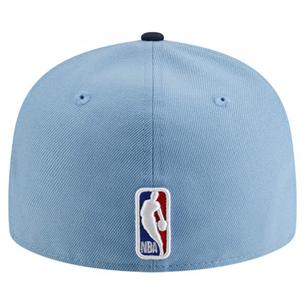 Бейсболка Memphis Grizzlies New Era Light Blue Statement Edition Jersey Hook 59Fifty