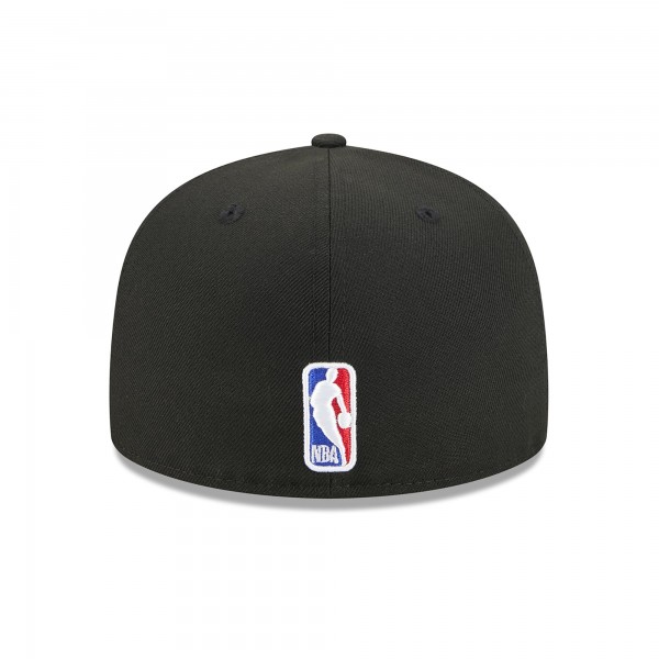 Бейсболка New York Knicks New Era Black/Blue Jersey Hook Statement Edition 59FIFTY