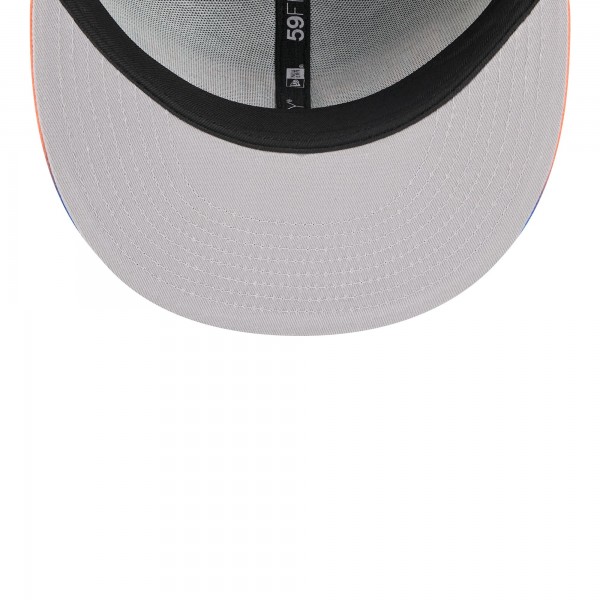 Бейсболка New York Knicks New Era Black/Blue Jersey Hook Statement Edition 59FIFTY