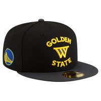 Бейсболка Golden State Warriors New Era Black Statement Edition Jersey Hook 59Fifty
