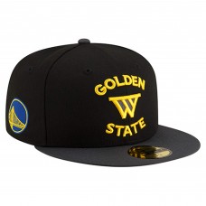 Бейсболка Golden State Warriors New Era Black Statement Edition Jersey Hook 59Fifty