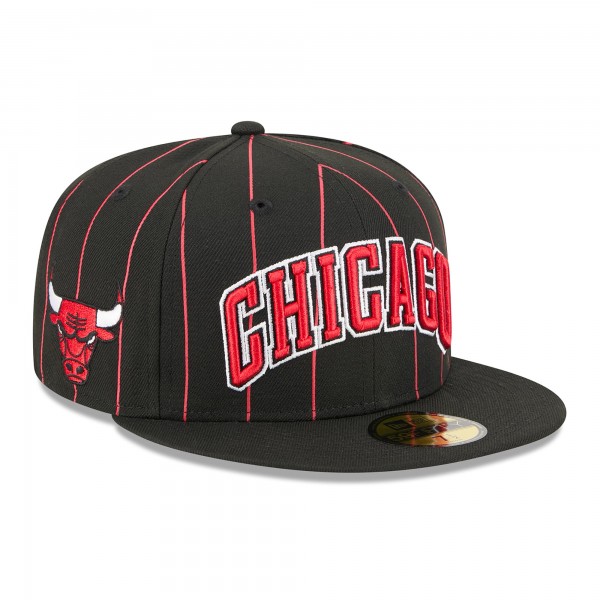 Бейсболка Chicago Bulls New Era Black Jersey Hook Statement Edition 59FIFTY