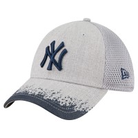 Бейсболка New York Yankees New Era Gray Visor Paint Splatter 39THIRTY