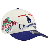 Бейсболка Los Angeles Dodgers New Era Cream/Royal World Series 9FORTY M-Crown A-Frame
