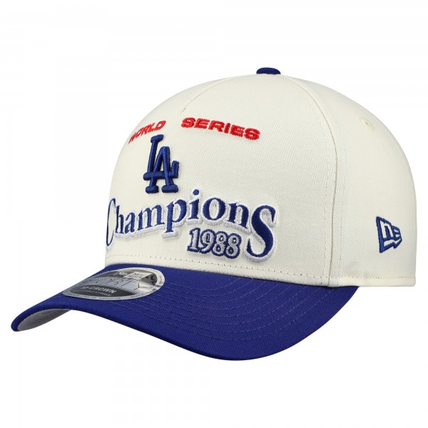 Бейсболка Los Angeles Dodgers New Era Cream/Royal World Series 9FORTY M-Crown A-Frame