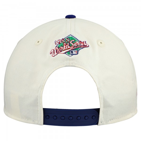 Бейсболка Los Angeles Dodgers New Era Cream/Royal World Series 9FORTY M-Crown A-Frame