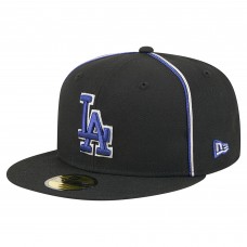 Бейсболка Los Angeles Dodgers New Era Black Soutache 59FIFTY