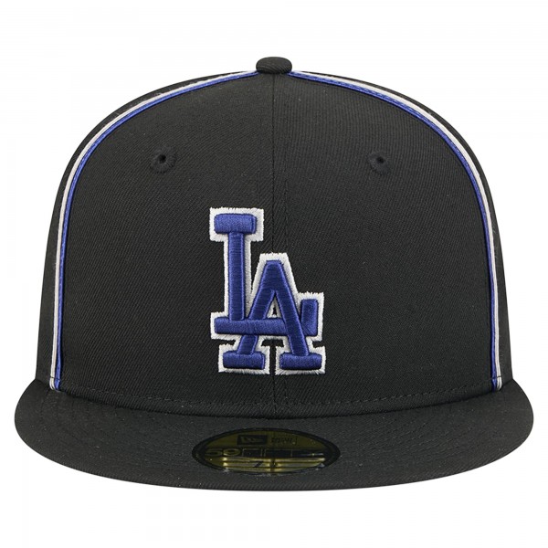 Бейсболка Los Angeles Dodgers New Era Black Soutache 59FIFTY