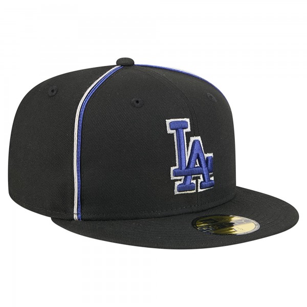 Бейсболка Los Angeles Dodgers New Era Black Soutache 59FIFTY