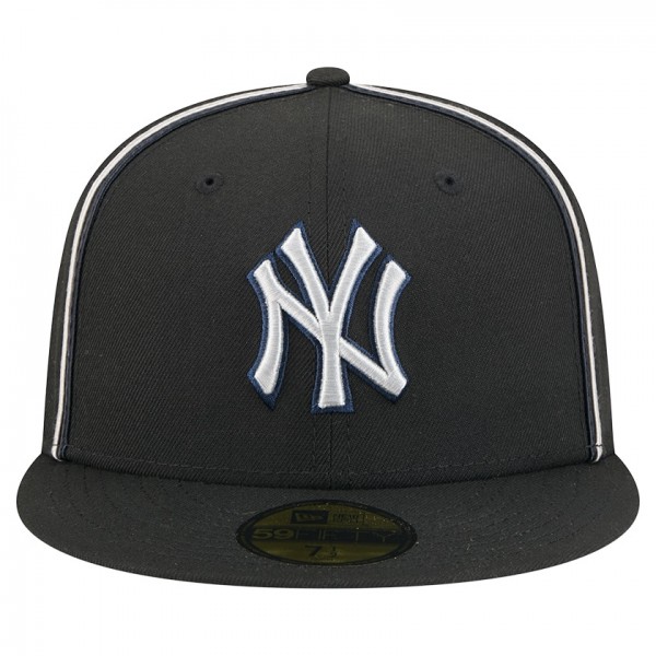 Бейсболка New York Yankees New Era Black Soutache 59FIFTY