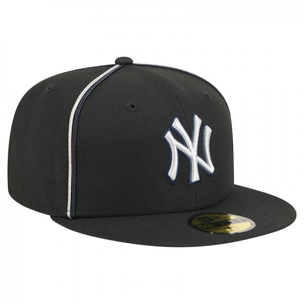 Бейсболка New York Yankees New Era Black Soutache 59FIFTY