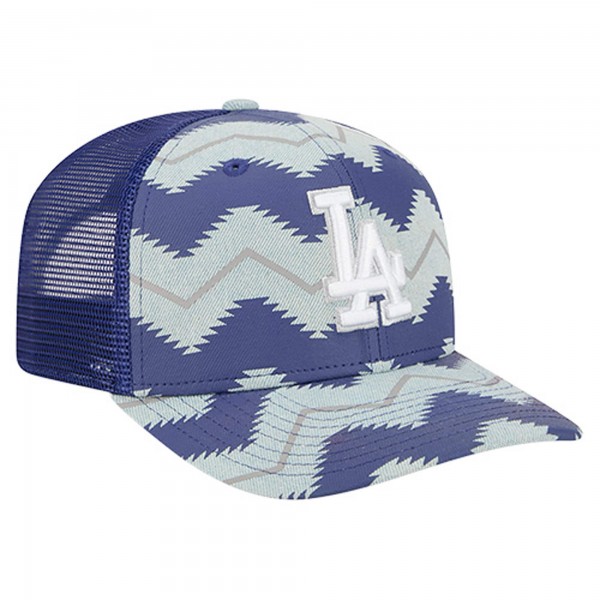 Бейсболка Los Angeles Dodgers New Era Denim/Royal Aztec Denim 9SEVENTY