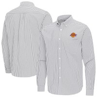 Рубашка Los Angeles Lakers Antigua Gray Ellis Woven Tri-Blend