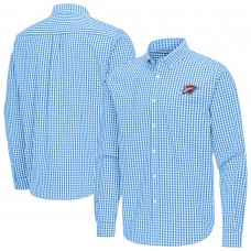 Рубашка Oklahoma City Thunder Antigua Powder Blue Ellis Woven Tri-Blend