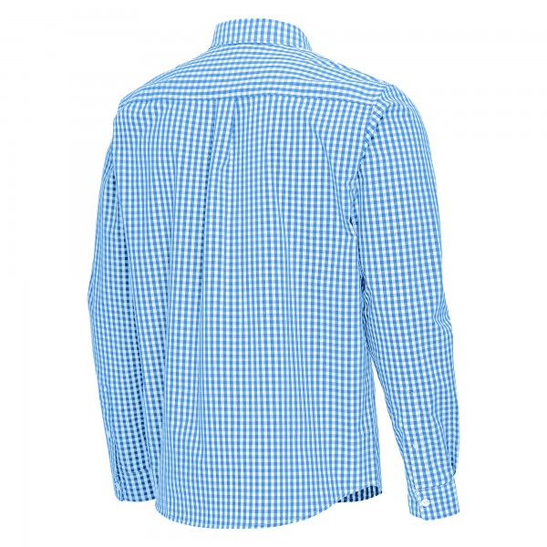Рубашка Oklahoma City Thunder Antigua Powder Blue Ellis Woven Tri-Blend