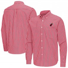Рубашка Miami Heat Antigua Red Ellis Woven Tri-Blend