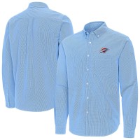 Рубашка Oklahoma City Thunder Antigua Powder Blue Porter Woven