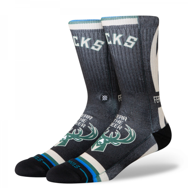 Milwaukee Bucks Stance 2025/26 Statement Edition Crew Socks