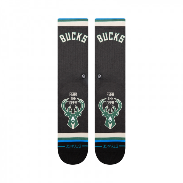 Milwaukee Bucks Stance 2025/26 Statement Edition Crew Socks
