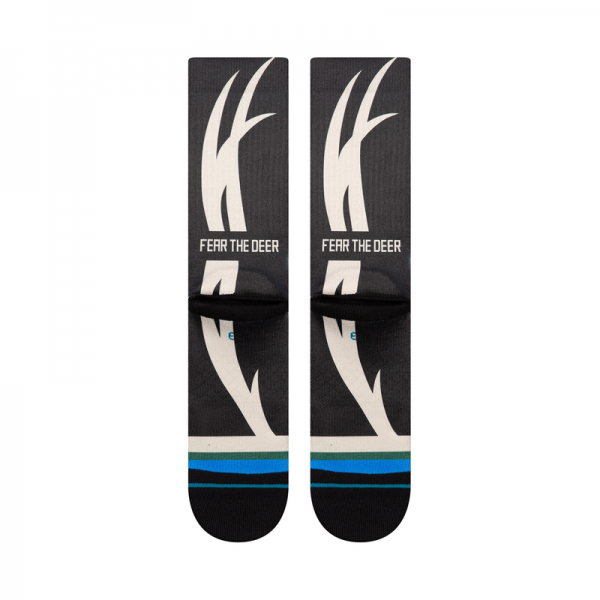 Milwaukee Bucks Stance 2025/26 Statement Edition Crew Socks