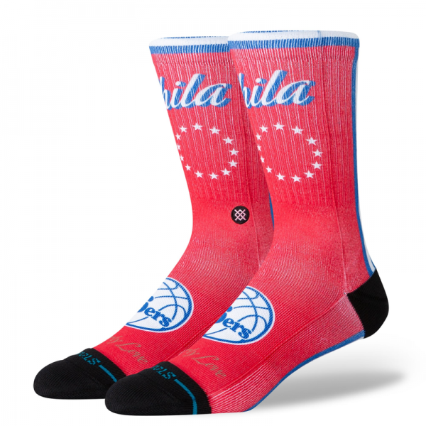Philadelphia 76ers Stance 2025/26 Statement Edition Crew Socks