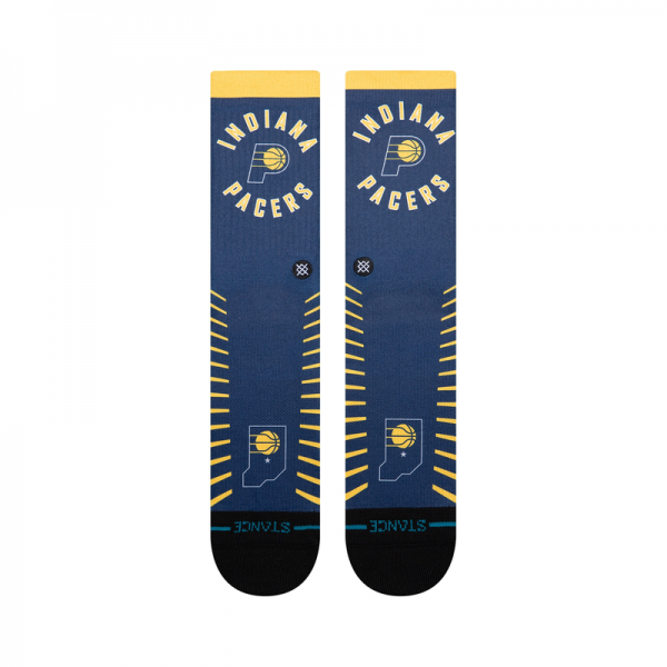 Indiana Pacers Stance 2025/26 Statement Edition Crew Socks